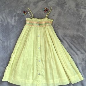 Nellystella yellow dress NWT